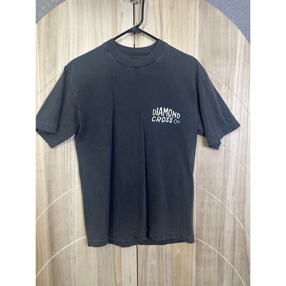 Jackson Hole Diamond Cross Ranch T Shirt Cowboy Graphic Tee - Picture 2 of 8